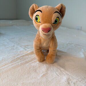 Disney Parks The Lion King Nala Sitting Plush Sewn Eyes Theme Park Official 9"